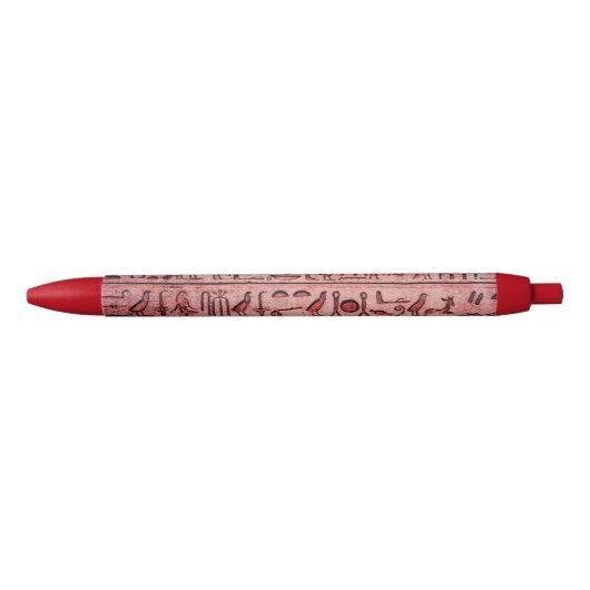Oude Egyptische Hieroglyphs Red Pen (Voorkant)