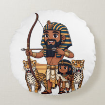Oude Egyptische jacht met luipaarden