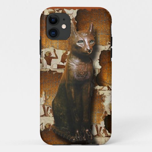 Oude Egyptische kat God Bastet Case-Mate iPhone Case (Achterkant)