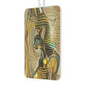Oude Egyptische kat Goddess Bastet AI Art Luchtverfrisser (Links)