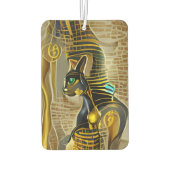 Oude Egyptische kat Goddess Bastet AI Art Luchtverfrisser (Achterkant)