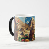 Oude Egyptische kat Magische Mok (Voorkant links)