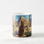 Oude Egyptische kat Magische Mok (Center)