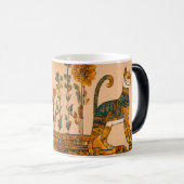 Oude Egyptische kat Magische Mok (Voorkant rechts)