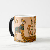 Oude Egyptische kat Magische Mok (Voorkant links)