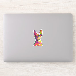 Oude Egyptische kat Sticker