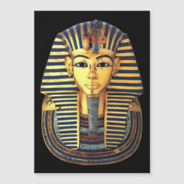 Oude Egyptische King Tut Gold Mask magnetkaart