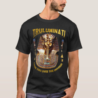 Oude Egyptische koning Tut Tutankhamen Illuminati T-shirt
