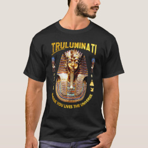 Oude Egyptische koning Tut Tutankhamen Illuminati T-shirt