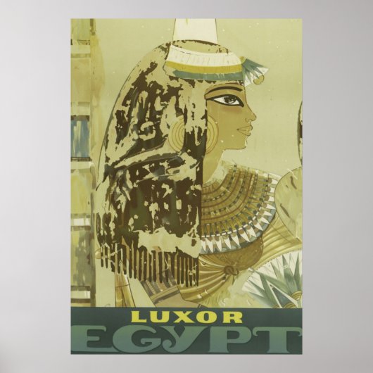 Oude Egyptische koningin Luxor Revel Poster (Voorkant)