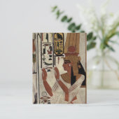 Oude Egyptische koningin [Nefertari] Briefkaart (Staand voorkant)