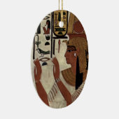 Oude Egyptische koningin [Nefertari] Keramisch Ornament (Rechts)