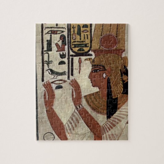 Oude Egyptische koningin [Nefertari] Legpuzzel (Verticaal)