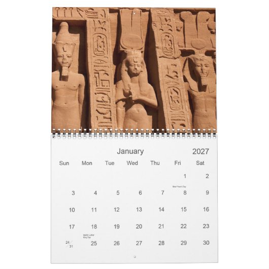 Oude Egyptische kunst 2011 Kalender (Jan 2027)
