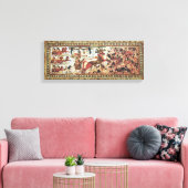 Oude Egyptische kunst Canvas Afdruk (Insitu (Woonkamer))