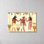 Oude Egyptische kunst Canvas Afdruk (Voorkant)