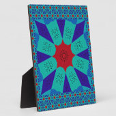 Oude Egyptische kunst: een levendige Mandala. Fotoplaat (Zijkant)