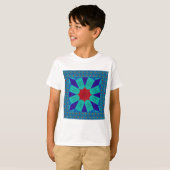 Oude Egyptische kunst: een levendige Mandala. T-shirt (Voorkant volledig)