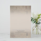 Oude Egyptische kunst gradiënt hiërogliefen Briefpapier (Staand voorkant)