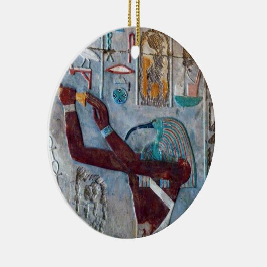 Oude Egyptische kunst: Ibis Hieroglyphics Ornament (Rechts)
