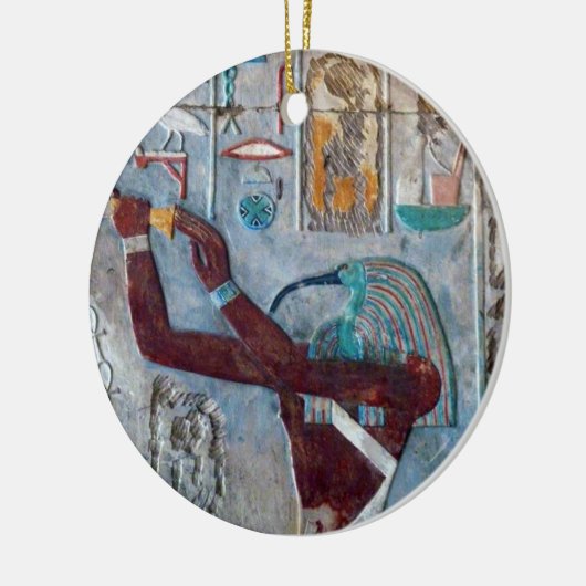 Oude Egyptische kunst: Ibis Hieroglyphics Ornament (Links)