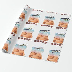 Oude Egyptische landkaart reisposter Cadeaupapier