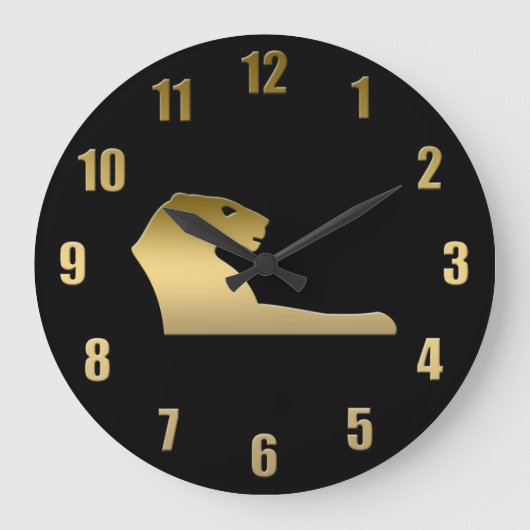 Oude Egyptische leeuw - godin Sekhmet Grote Klok (Voorkant)