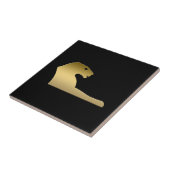 Oude Egyptische leeuw - godin Sekhmet Tegeltje (Zijkant)