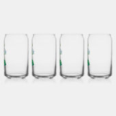 Oude Egyptische Lotusbloem Blikvorm Glas (Links)