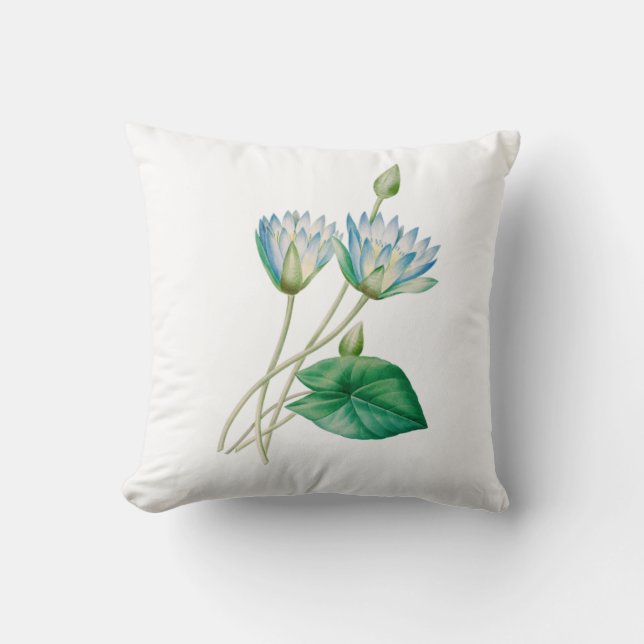 Oude Egyptische Lotusbloem Kussen (Voorkant)