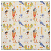 Oude Egyptische Motif Fabric Stof (Swatch)