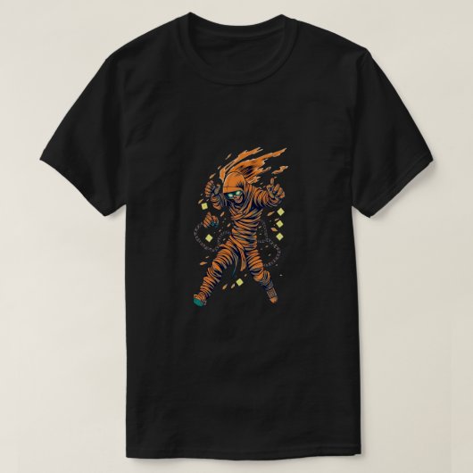 Oude Egyptische mummie T-shirt (Design voorkant)