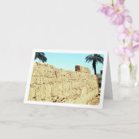 Oude Egyptische muur met Hieroglyphics, Luxor