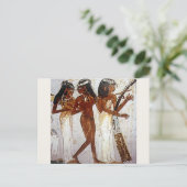 Oude Egyptische muziek Briefkaart (Staand voorkant)