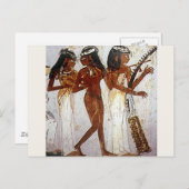 Oude Egyptische muziek Briefkaart (Voorkant / Achterkant)