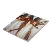 Oude Egyptische muziekkeramische Tegel Tegeltje (Zijkant)