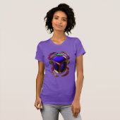Oude Egyptische Mystical Scarab Art T-shirt (Voorkant volledig)