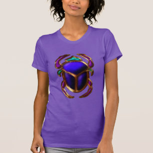 Oude Egyptische Mystical Scarab Art T-shirt