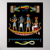 Oude Egyptische Mythologie Goden Poster (Voorkant)