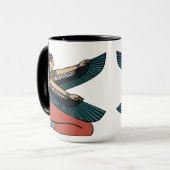 Oude Egyptische Mythologie Kunst Mok (Voorkant links)