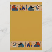 Oude Egyptische mythologische goden Mummy-ceremoni Briefpapier (Voorkant)