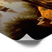 Oude Egyptische Nijlrivier Fantasy Art Poster (Hoek)