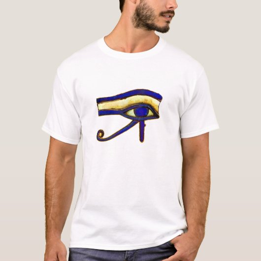 Oude Egyptische ogen van Horus T-shirt (Voorkant)