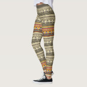 Oude Egyptische patroonpatronen Leggings (Links)