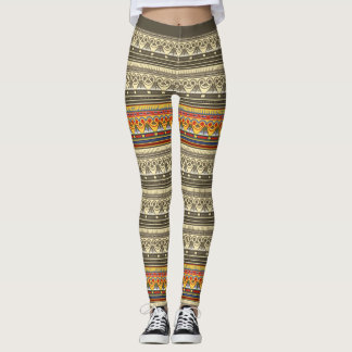 Oude Egyptische patroonpatronen Leggings
