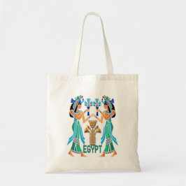 Oude Egyptische Pharaonic-dans ter gelegenheid van Tote Bag