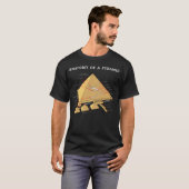 Oude Egyptische piramide-anatomiearcheologie T-shirt (Voorkant volledig)