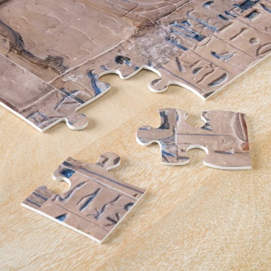 Oude Egyptische piramide Hieroglyphs Legpuzzel (Zijkant)