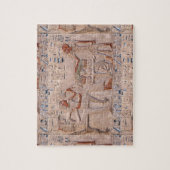 Oude Egyptische piramide Hieroglyphs Legpuzzel (Verticaal)