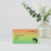 Oude Egyptische piramide Visitekaartje (Staand voorkant)